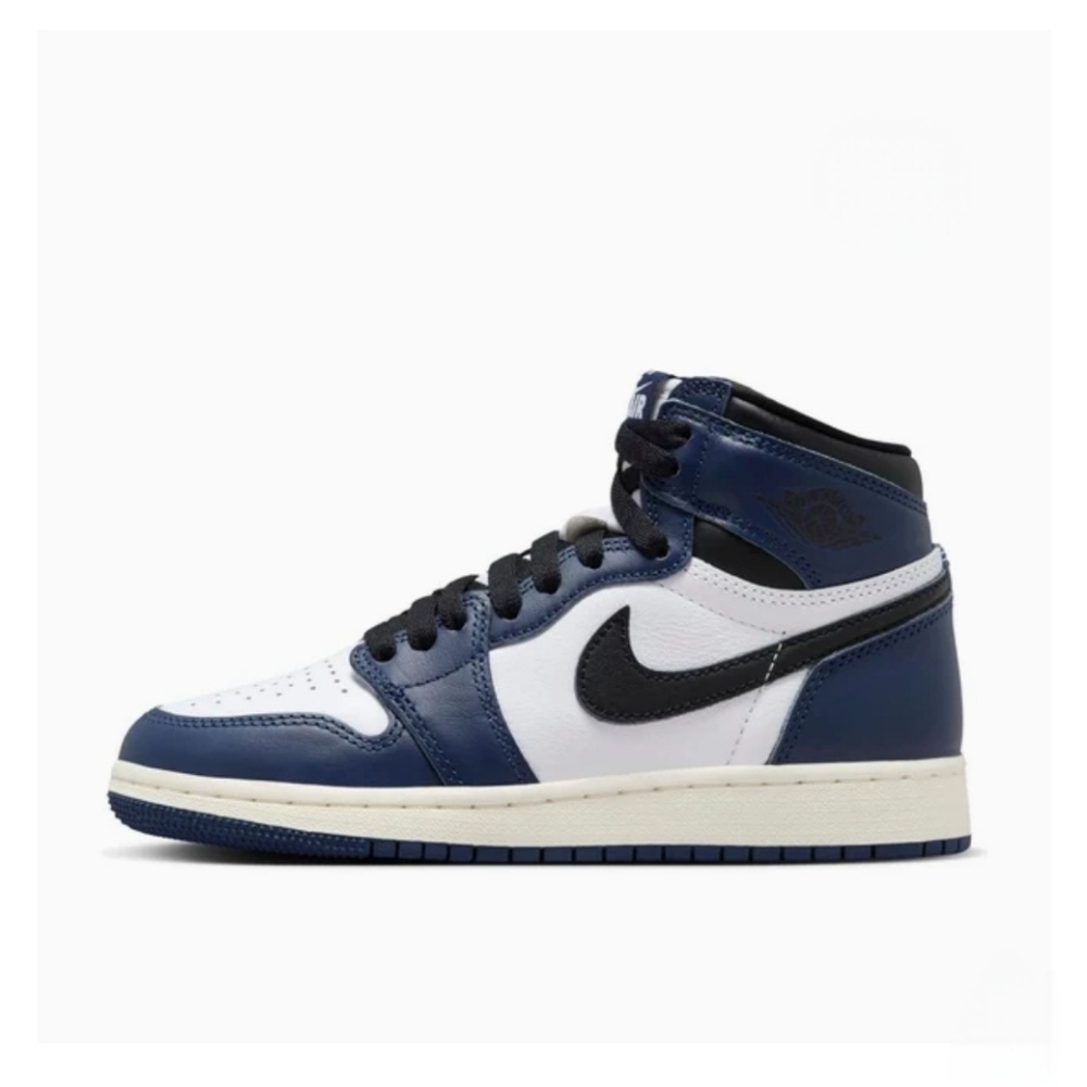 AIR JORDAN 1 RETRO HIGH BLUE WHITE BLACK WOMEN SZ 8